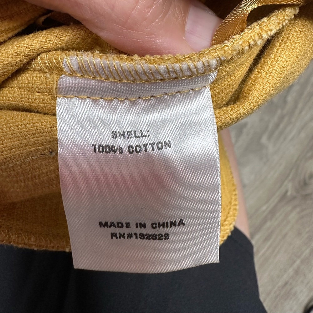 Super‎ Down shorts. Size small. Color: mustard. - Picture 4 of 10